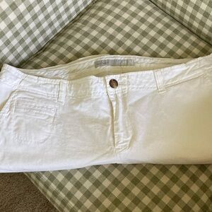 Old Navy low rise white shorts